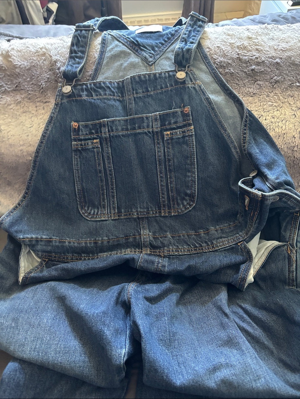 Old Navy Blue Denim Women's Overalls